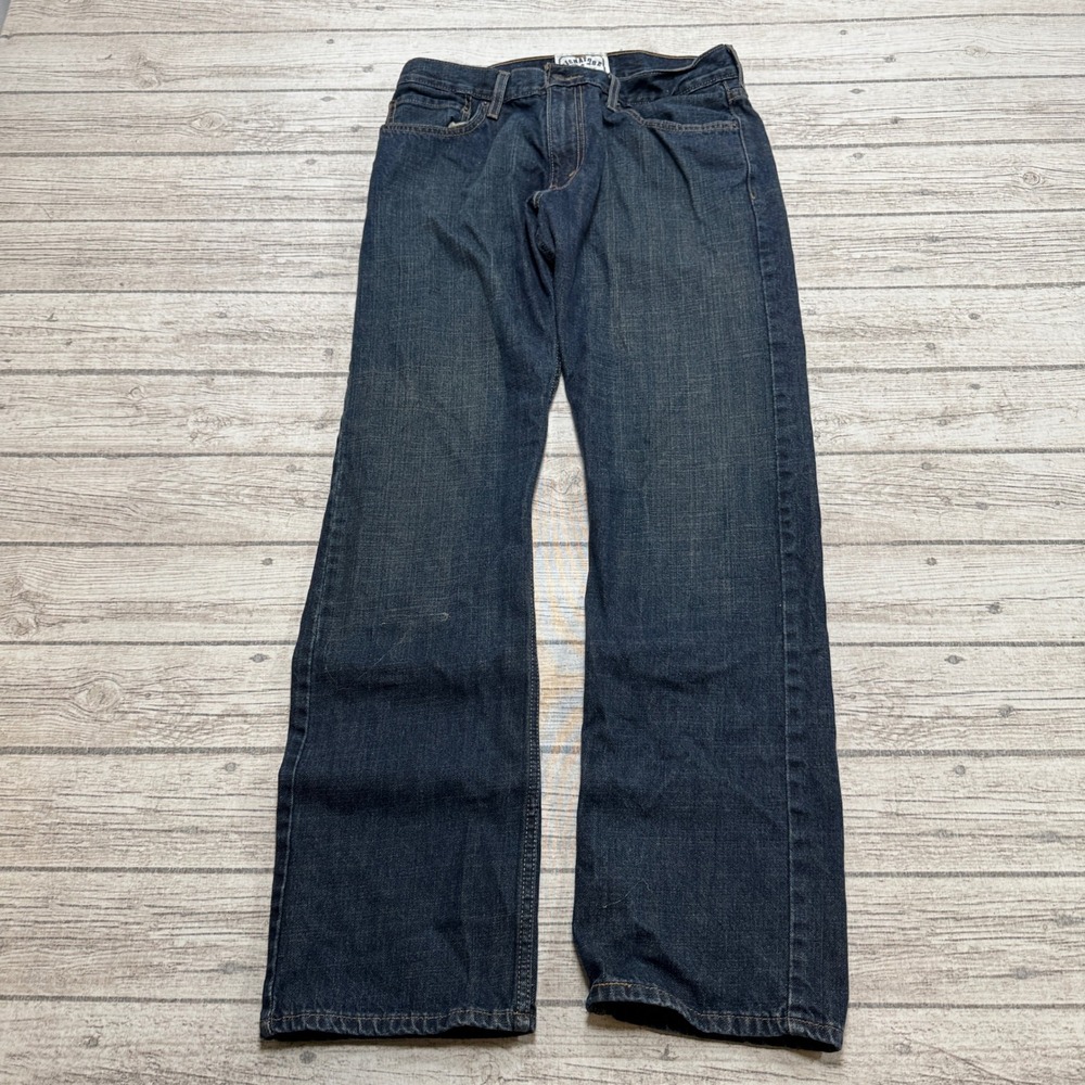 Vintage Levi's Jeans Men's 34x32 Blue Dark Indigo Straight Leg Signature Denim